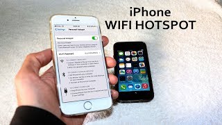 How to Turn on Wifi Hotspot on iPhone 6S/5S/7/8/X