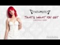 Paramore - That's What You Get (Lonczinski ...