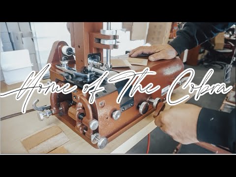 Cobra Leather Skiving Machine: Full Demo +Tour