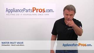 How To: Bosch, Thermador, Gaggenau Water Inlet Valve 00637572