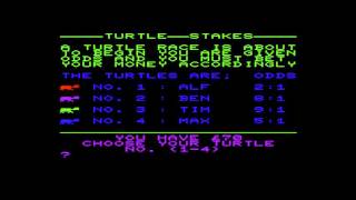 Turtle Races for the Commodore VIC-20 / Commodore VC-20