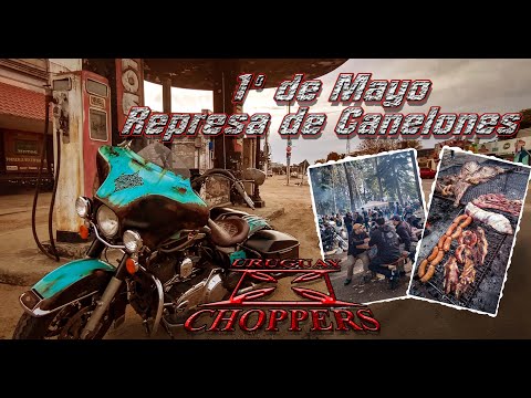 Día de los trabajadores en represa de Canalones -uruguay choppers