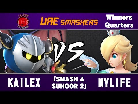 Smash 4 Suhoor 2: Kailex (MK) vs MyLiFe (Rosalina) - Singles WQ