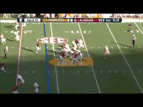 10/26/2013 Tennessee vs Alabama Football Highlights