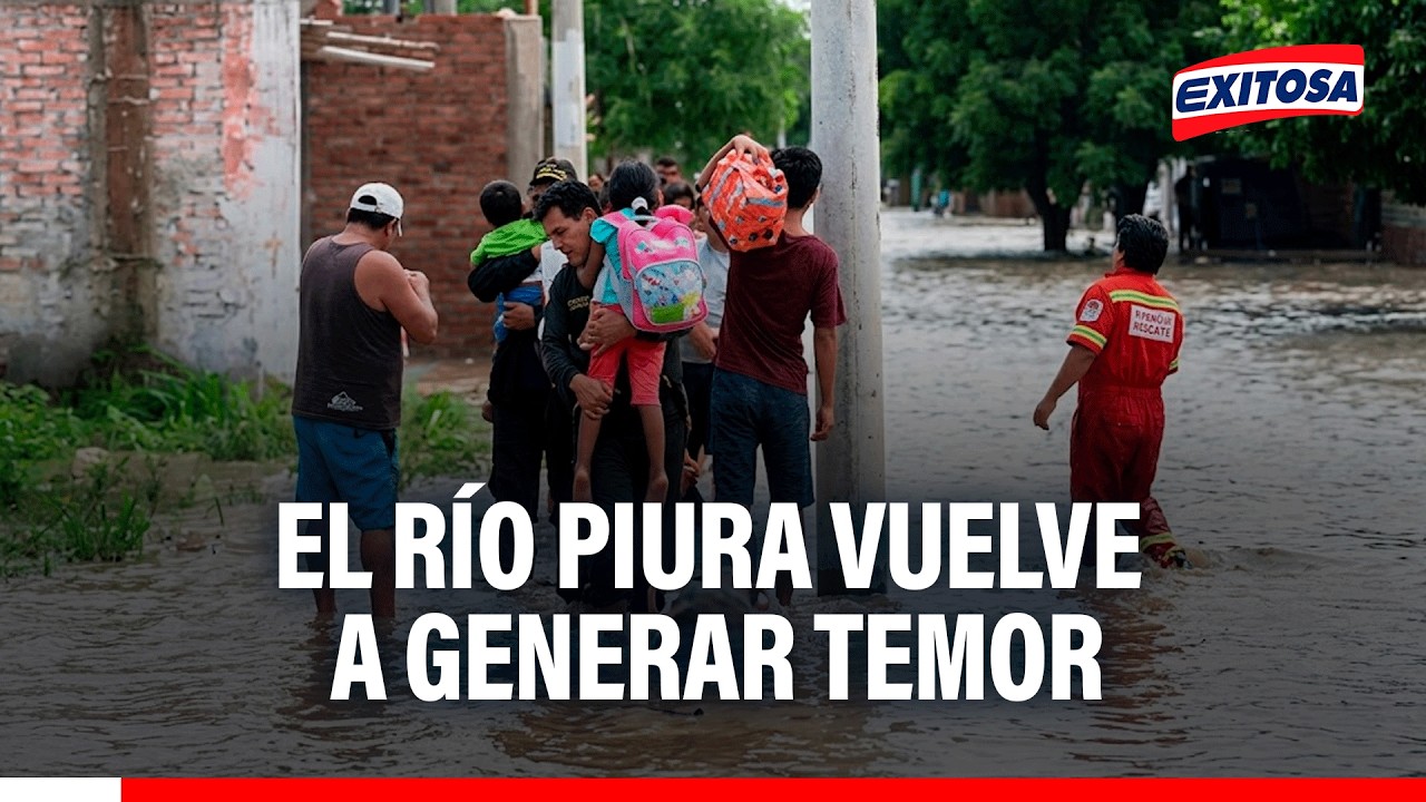 🔴🔵 Nueve años después, el río Piura vuelve a generar temor entre la población