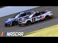 In-Car view of Denny Hamlin's move for the win on Kyle Larson | NASCAR