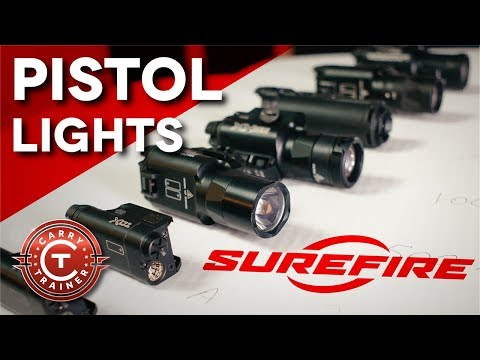Ultimate Pistol Light Comparison - SUREFIRE X400 Ultra, X300 Ultra, XH35, XC1 and More! | Episode 38