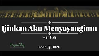 Download lagu Ijinkan Aku Menyayangimu (MALE LOWER KEY) Iwan Fals (KARAOKE PIANO) mp3