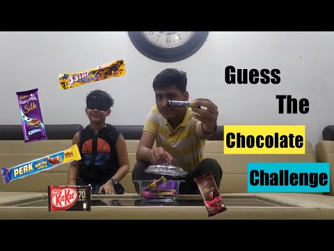 Guess the chocolate challenge|| BY Nischay & Sparsh|| The Challenging Show.