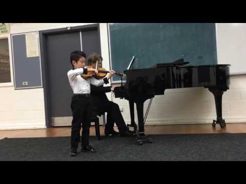 Kreisler Praeludium and Allegro - Christian Li (Aged 8)