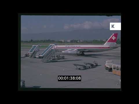 1960s, 1970s, Convair Coronado, Taxiing, Taking Off, 35mm