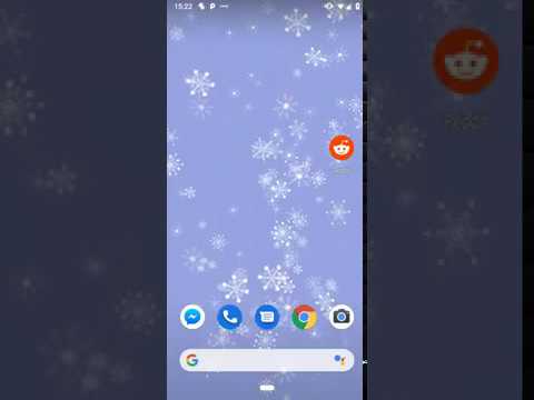 Snowflakes Live Wallpaper Video