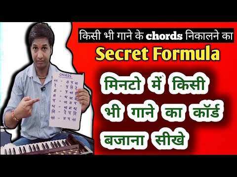 Harmonium Chords | Secret Formula to find chords of any song on harmonium @IndianMusicGuru