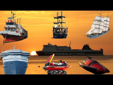 Medios de Transporte acuáticos. Aprendemos los sonidos de los transportes