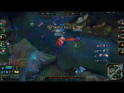 Awesome 3vs5 Kalista+Zac Combo
