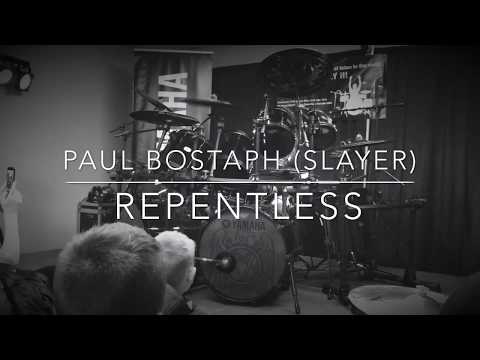 Paul Bostaph (Slayer)-Repentless-Skip’s Music Sacramento CA 2/22/18 4K