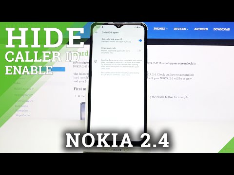 How to Show Hide Caller ID in NOKIA 2.4 – Private Number
