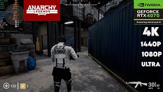 Anarchy Legends Online RTX 4070 | 4K, 1440p, 1080p | PC Performance & FPS Test