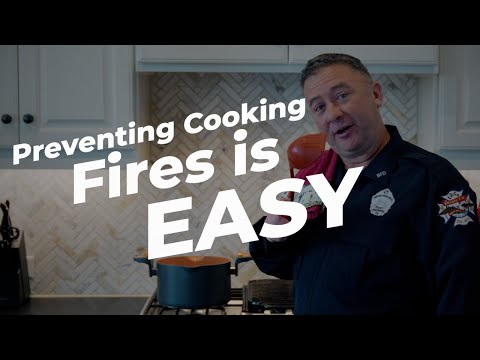 How Do You Stay Fire Safe When Cooking?