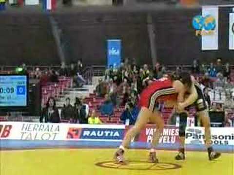 51kg EM08 TRUSOVA Anna RUS-Brigitte Wagner GER