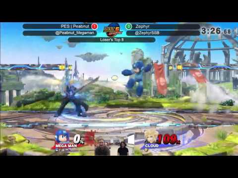 JRWI! 6 Smash 4 Singles  - Zephyr vs PES | Peabnut