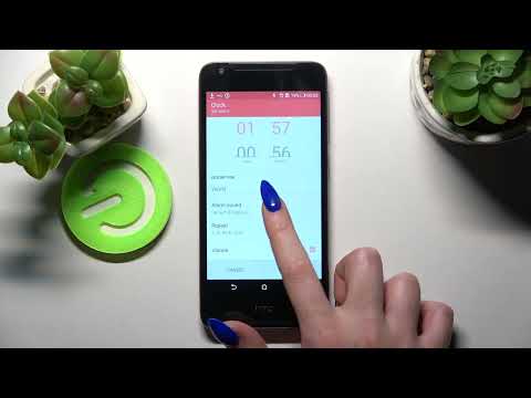 How to Set Up Alarm Clock on HTC Desire 628 - Manage Alert Ringtone