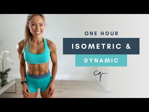 1 Hour ISOMETRIC & DYNAMIC FULL BODY WORKOUT | Caroline Girvan