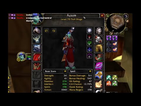 World of Warcraft TBC Classic Frost Mage Lvl 70 Shadowmoon Valley