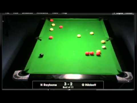 EBPF Tour Finals 2013 Men's Final - Gareth Hibbert v Neil Raybone