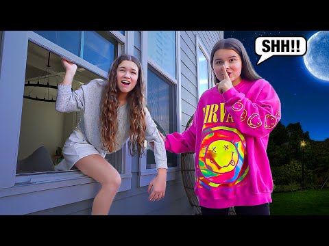 SNEAKING Out On A SCHOOL NIGHT!! *gone wrong*