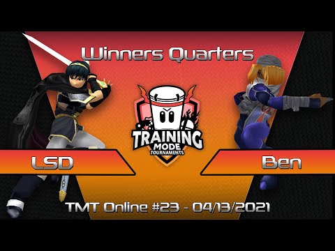 Training Mode Tournaments #23 LSD (Marth) vs. Ben (Sheik) - Winners Quarters SSBM