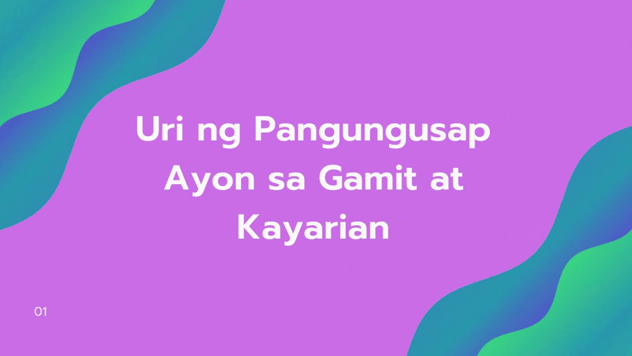 Putar video Uri ng Pangungusap Ayon sa Gamit at Kayarian sekarang Uri ng Pangungusap Ayon sa Gamit at Kayarian
