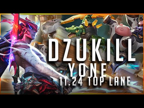 Dzukill - Yone vs Renekton TOP Patch 11.24 - Yone Gameplay