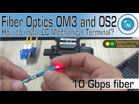 Optical Fiber - LC Mechanical Terminals - How to use and install them?