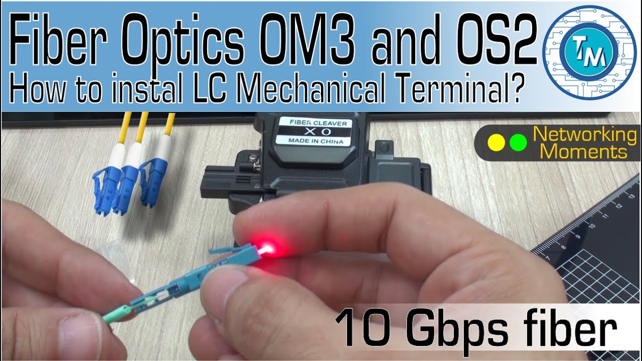 Optical Fiber - LC Mechanical Terminals - How to use and install them?