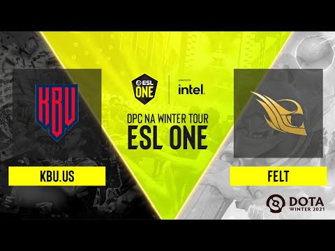 Dota2 - felt vs. KBU.US - Game 2 - DPC NA Winter Tour - ESL One