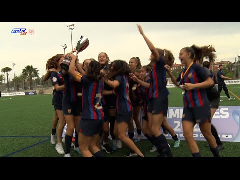 El FC Barcelona guanya el CE Europa (2-1) i revalida el Campionat de Catalunya Femení Juvenil