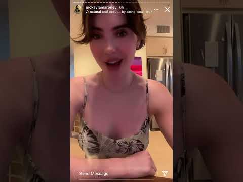 McKayla Maroney spilling the tea via Instagram stories 8/1/2021