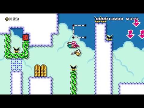 Super Mario Maker 2 - Desert and Sky Kaizo