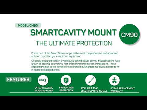 CM90 - 20A Smart Cavity Mount Active Filter and Surge protection