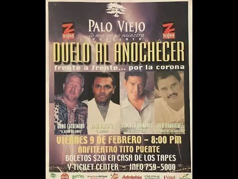Duelo al anochecer,  Anfiteatro Tito Puente de San Juan, Puerto Rico, viernes 09 de febrero de 2002
