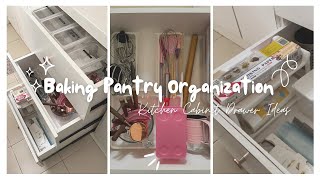 Baking Pantry | Easy Kitchen Drawer Organization 🍰🍪🍩 #shopeefind #ikeahaul