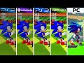 Sonic The Fighters 1996 PS2 Vs GameCube Vs PS3 Vs XBOX 360 Vs PC Graphics Comparison