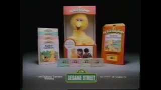 1986 Sesame Street talking Big Bird toy commercial
