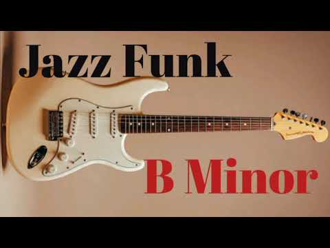 Jazz Funk Backing Track in B Minor B Pentatonic
