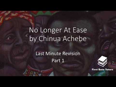 No Longer At Ease revision notes: summary (Part 1/3) *REVISION GUIDE* | Narrator: Barbara Njau
