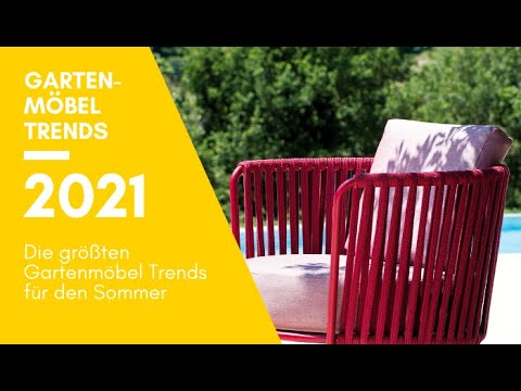 ▶ Gartenmöbel Trends 2021 | Garten-und-Freizeit.de