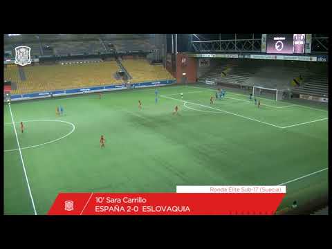 RESUMEN | ¡Disfruta de los goles de Sara y Salma en la victoria de la Sub-17 ante Eslovaquia! (5-0)