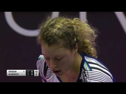 O6S20 2nd Round K. Mladenovic VS A-L. Friedsam Highlights