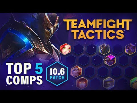 Top 5 BEST Team Comps for RANKED in Teamfight Tactics Patch 10.6
